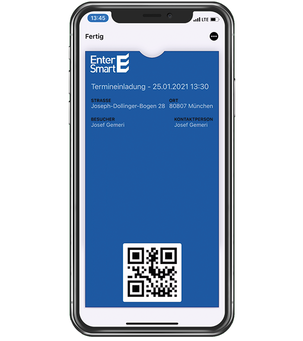 WELCOME Kontaktloser Check-In